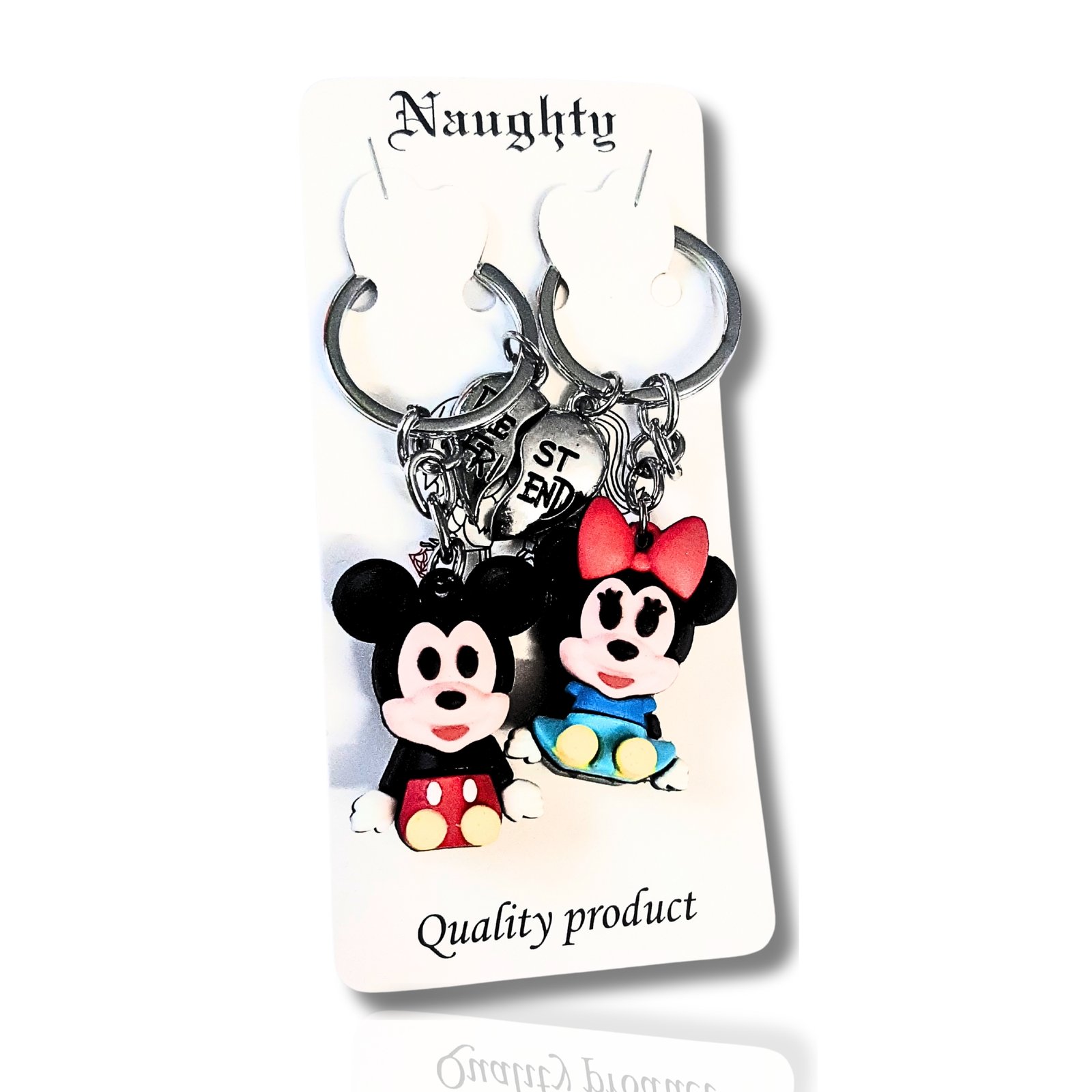 Mini and Mickey Keychain Front - Sadhya Mart