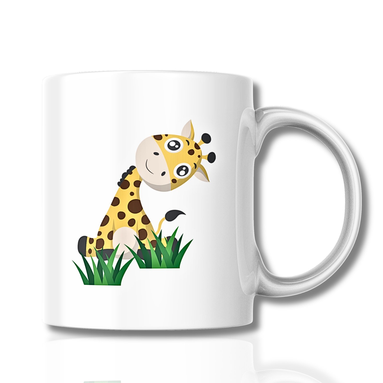 Giraffe Ceramic Mug Back - Sadhya Mart