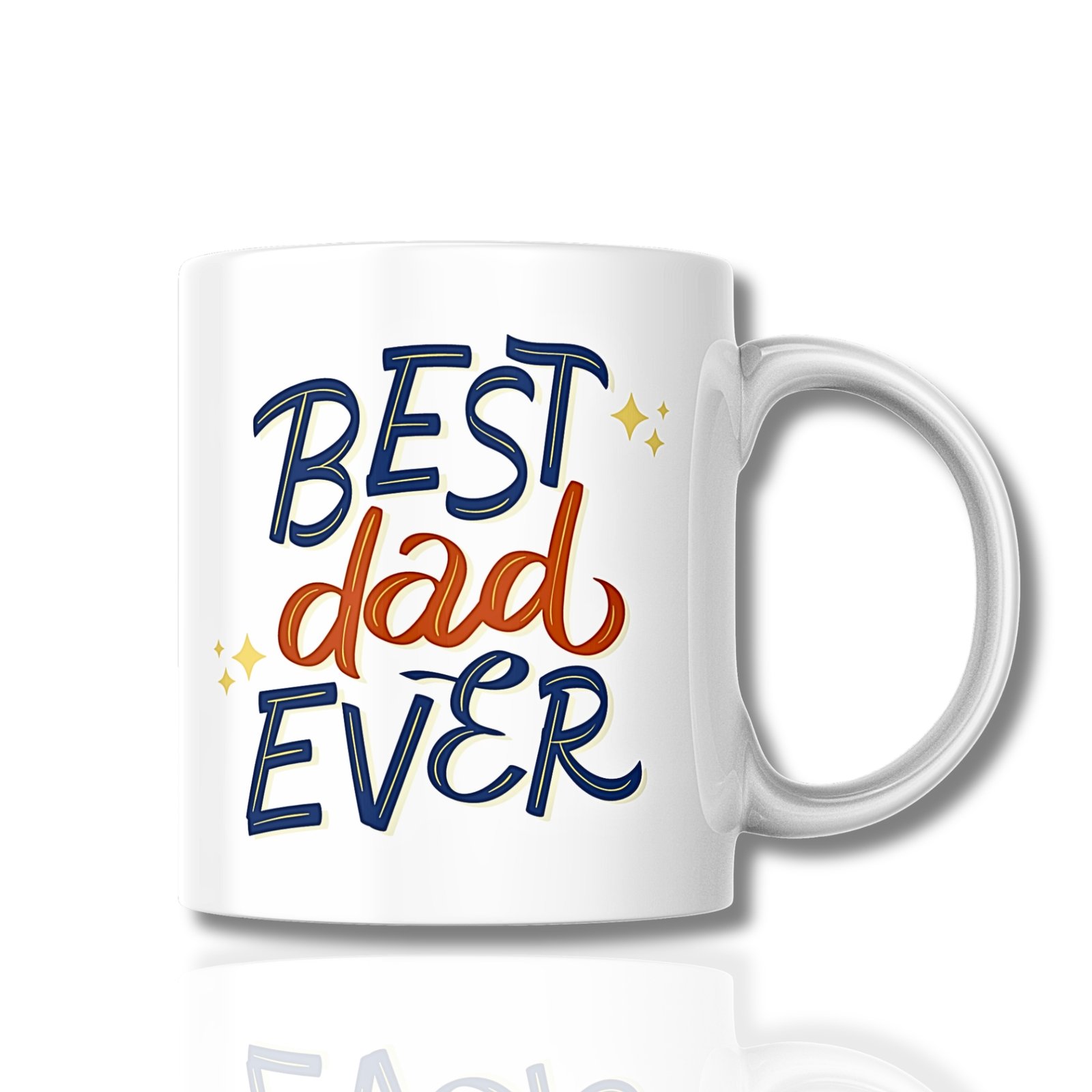 Best Dad Ever Ceramic Mug Back- Sadhya Mart