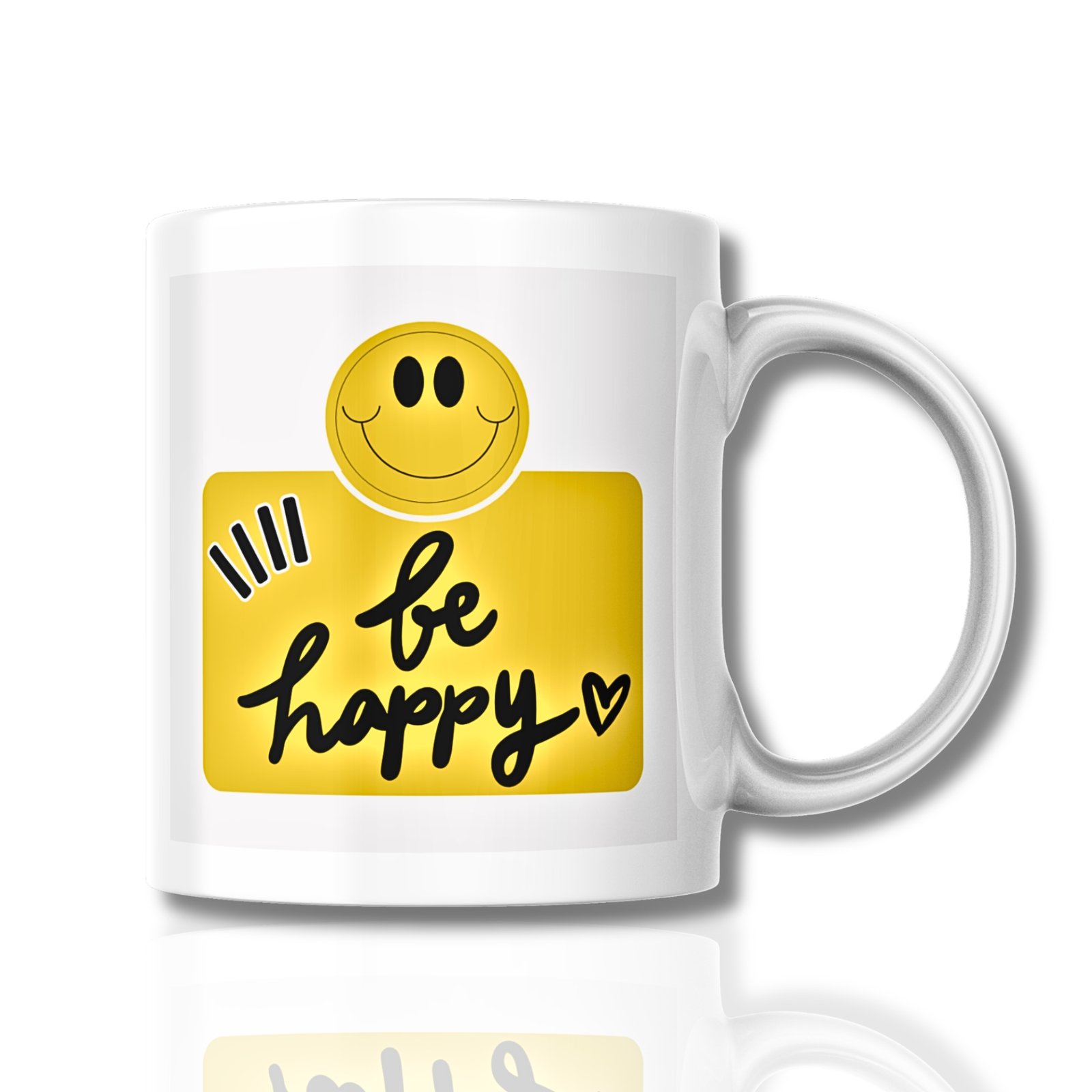 Happy Thoughts Ceramic Mug Back - Sadhya Mart