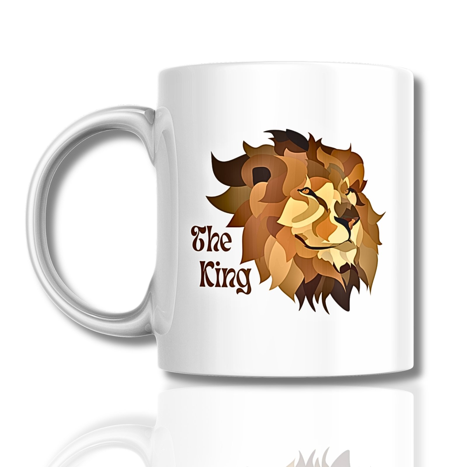 Lion Pride Ceramic Mug - Front - Sadhya Mart