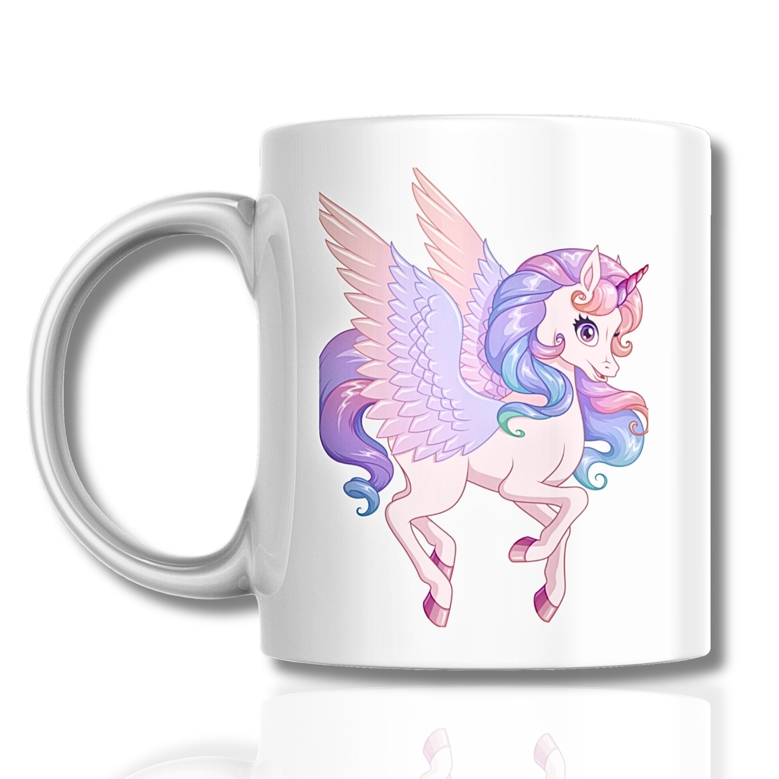 Lovely Unicorn Ceramic Mug Front - Sadhya Mart