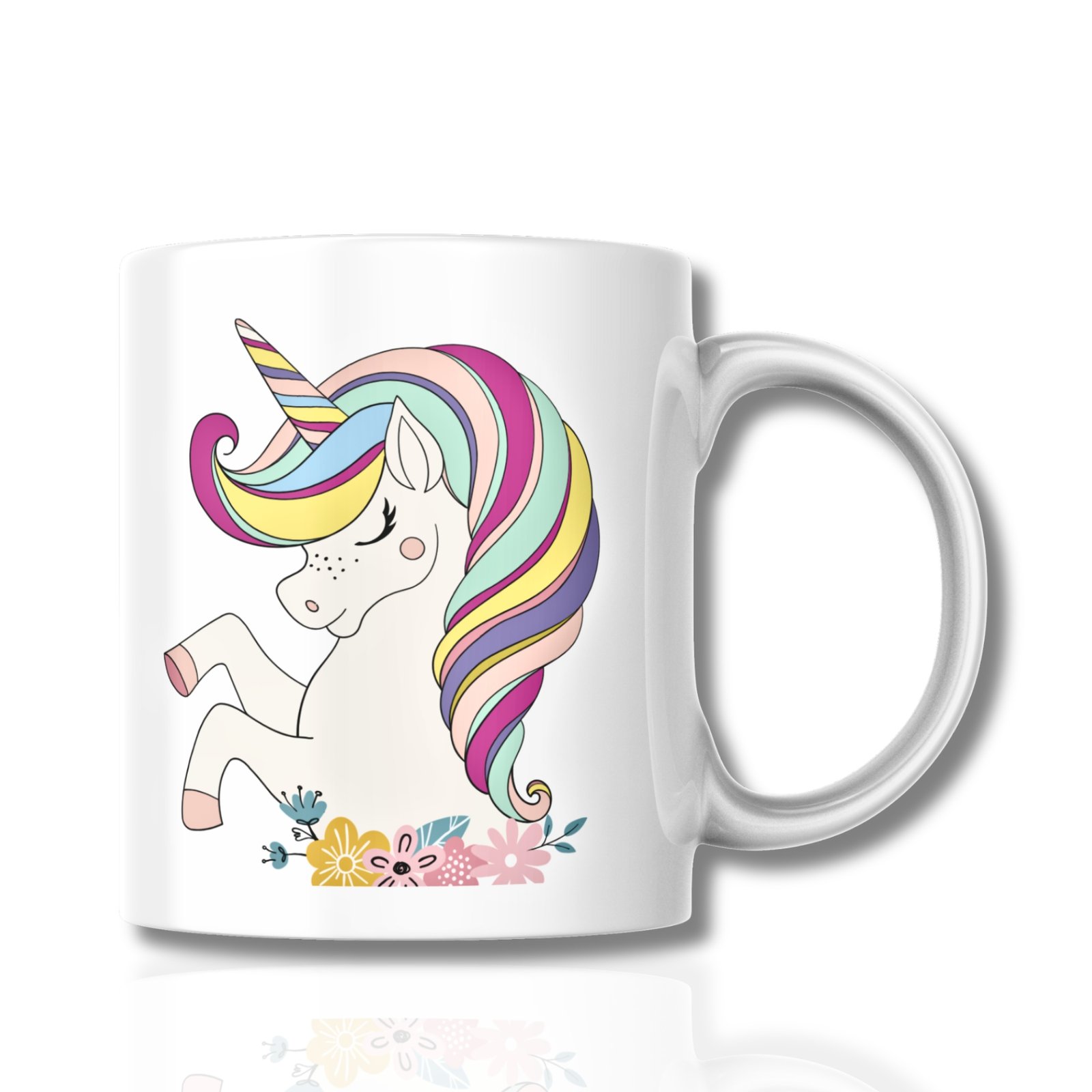 Lovely Unicorn Ceramic Mug Back- Sadhya Mart