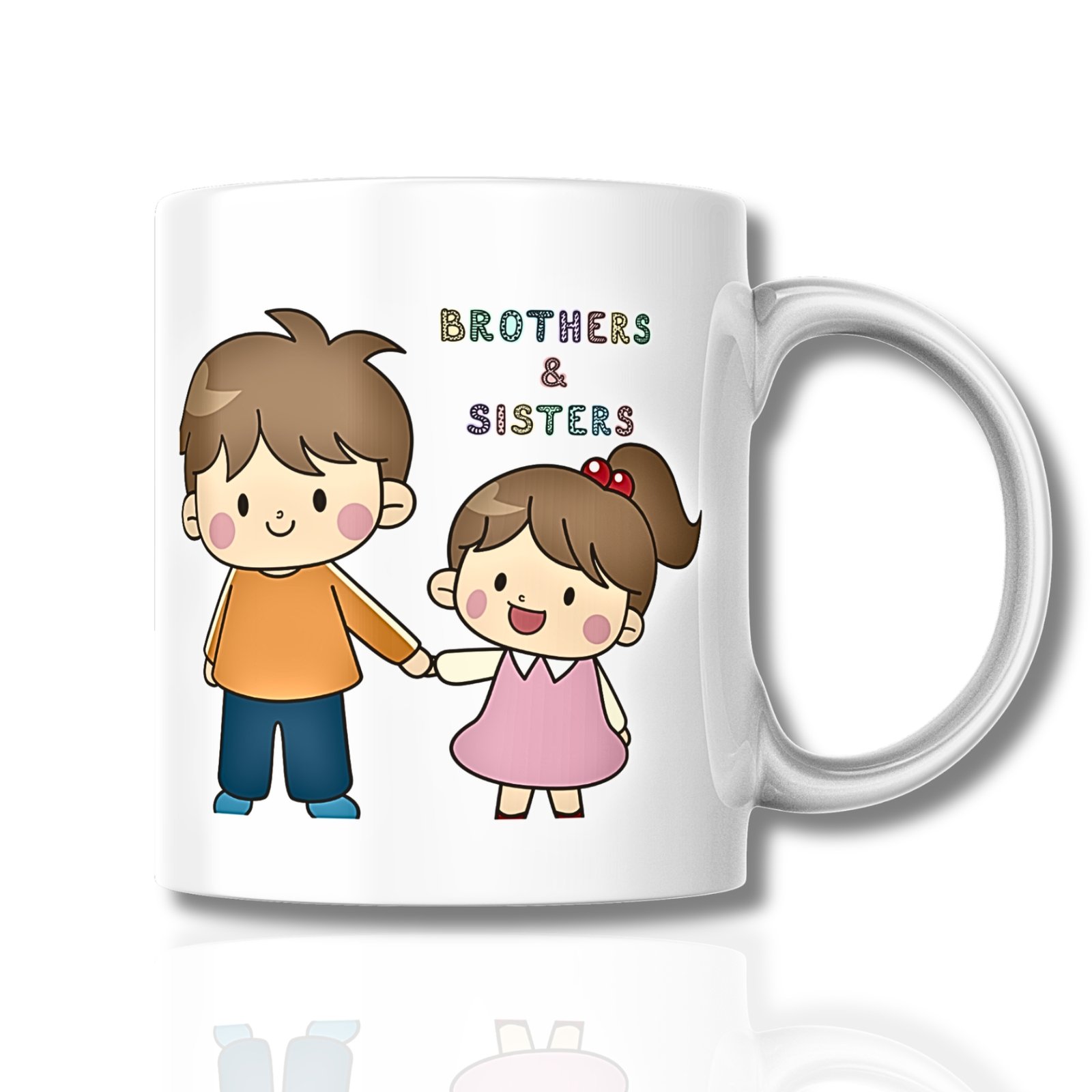 Raksha Bandhan Ceramic Mug Back - Sadhya Mart