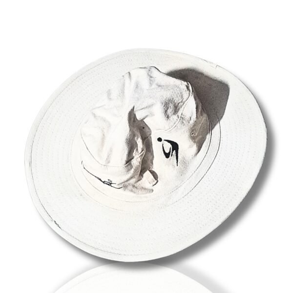 White Cotton Hat Logo- Sadhya Mart