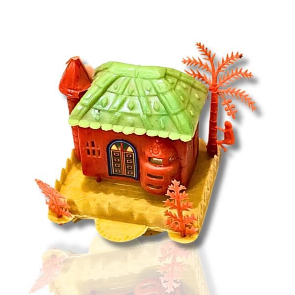 2-Inch Plastic Miniature House Set (Set of 2)- Sadhya Mart (1)