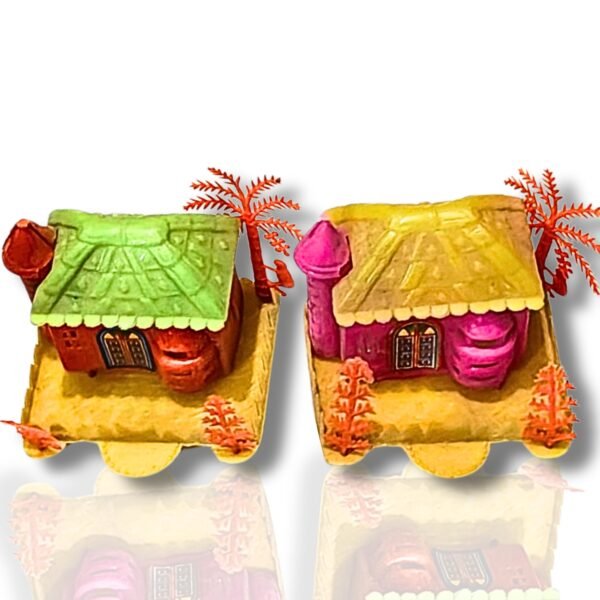 2-Inch Plastic Miniature House Set (Set of 2)- Sadhya Mart (3)