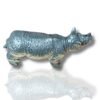 Realistic Rhinoceros 10cm Plastic Toy,- Sadhya Mart (2)